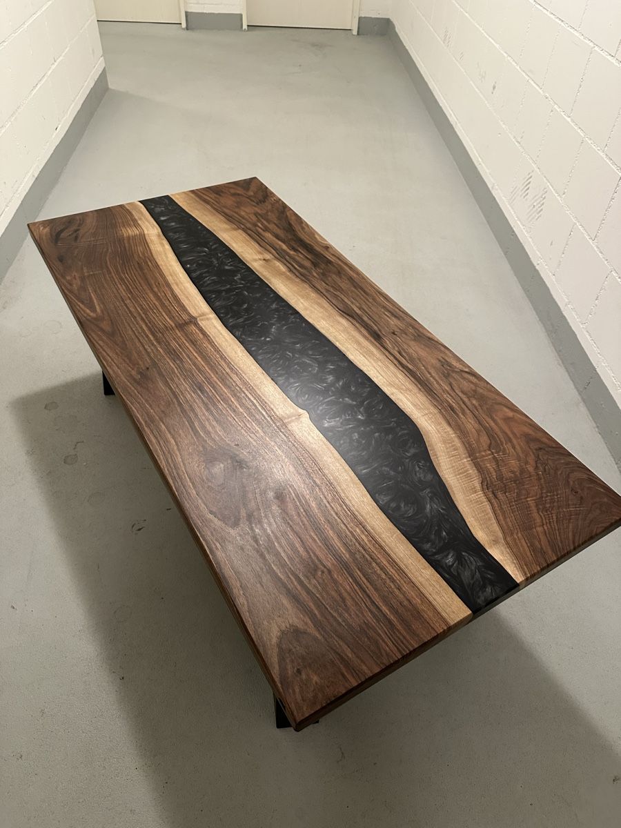 Tische: Couchtisch Nussbaum Epoxidharz – Neu (gemäss Beschreibung) aus Oftringen von zeki05 3
