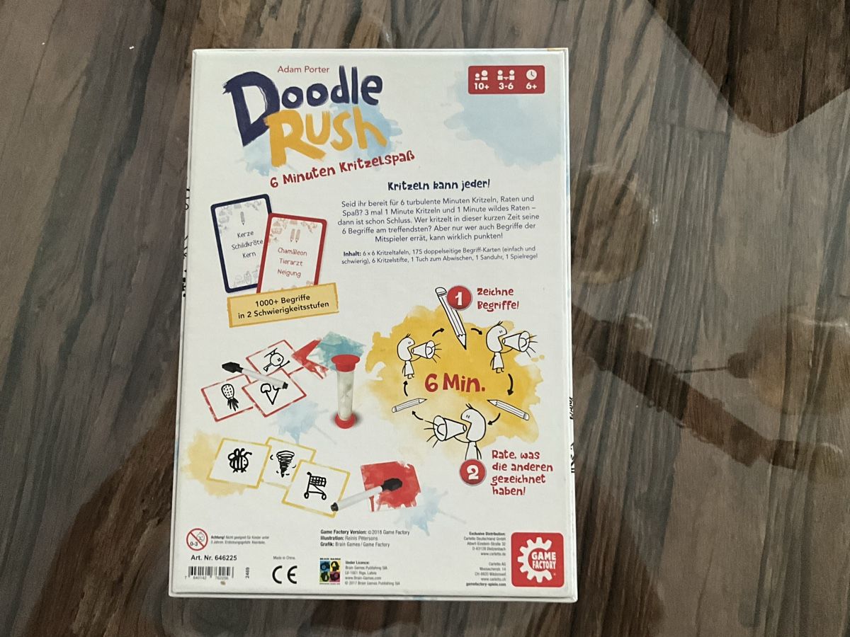 Spiele: Doodle Rush Spiel  – Gebraucht aus Oberglatt ZH von Multimix 1