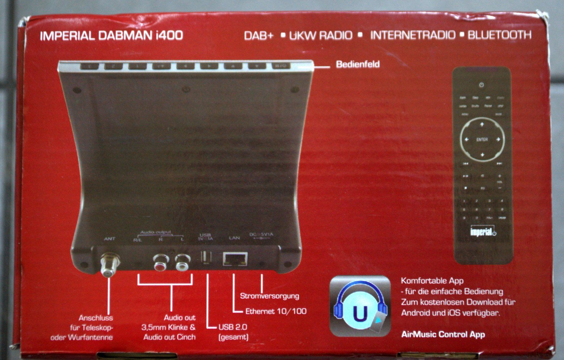 Radio: Imperial DABMAN i400  Internet Adapter  DAB+  Bluetooth – Nuovo e nell'imballaggio originale da Collonges venduto da arashee 1