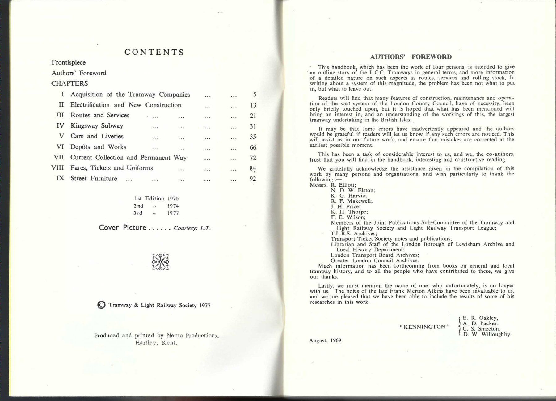 Bücher: London County Council Tramways Handbook – Gebraucht aus Horw von SwissSteamMemories 1