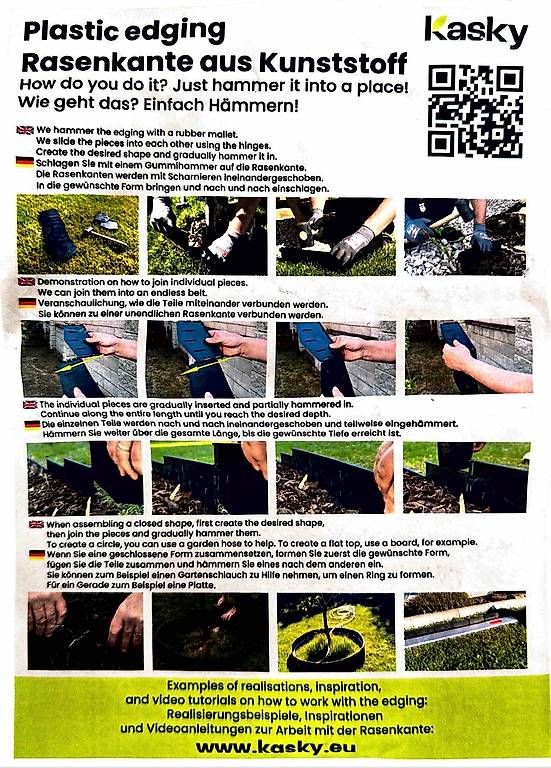 Recinzioni: Rasenkante - Plastic Edging  – Usato da Stallikon venduto da jpkoch74 1