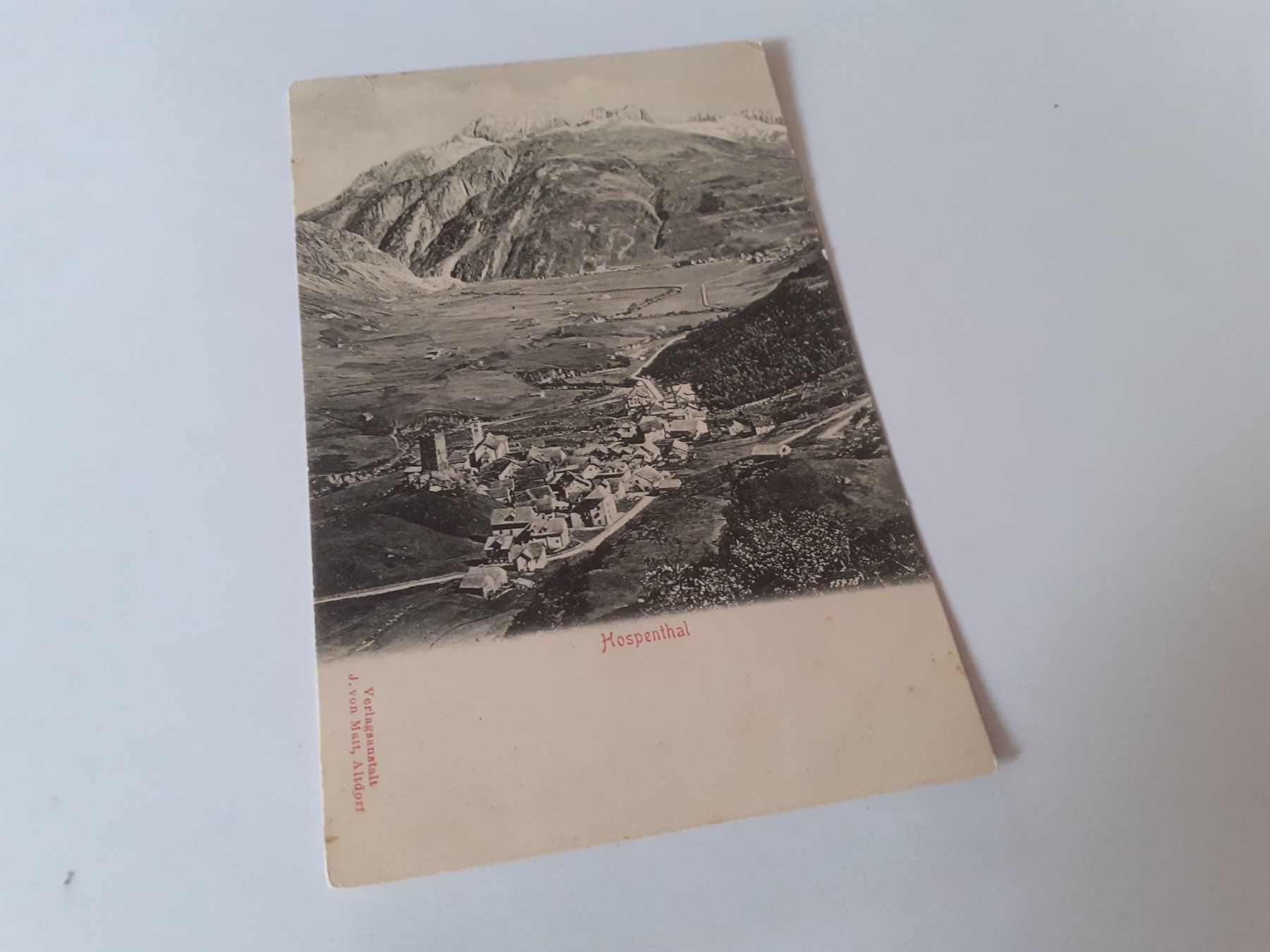 Cartoline postali: HOSPENTHAL – Usato da Winterthur venduto da Ornyx7
