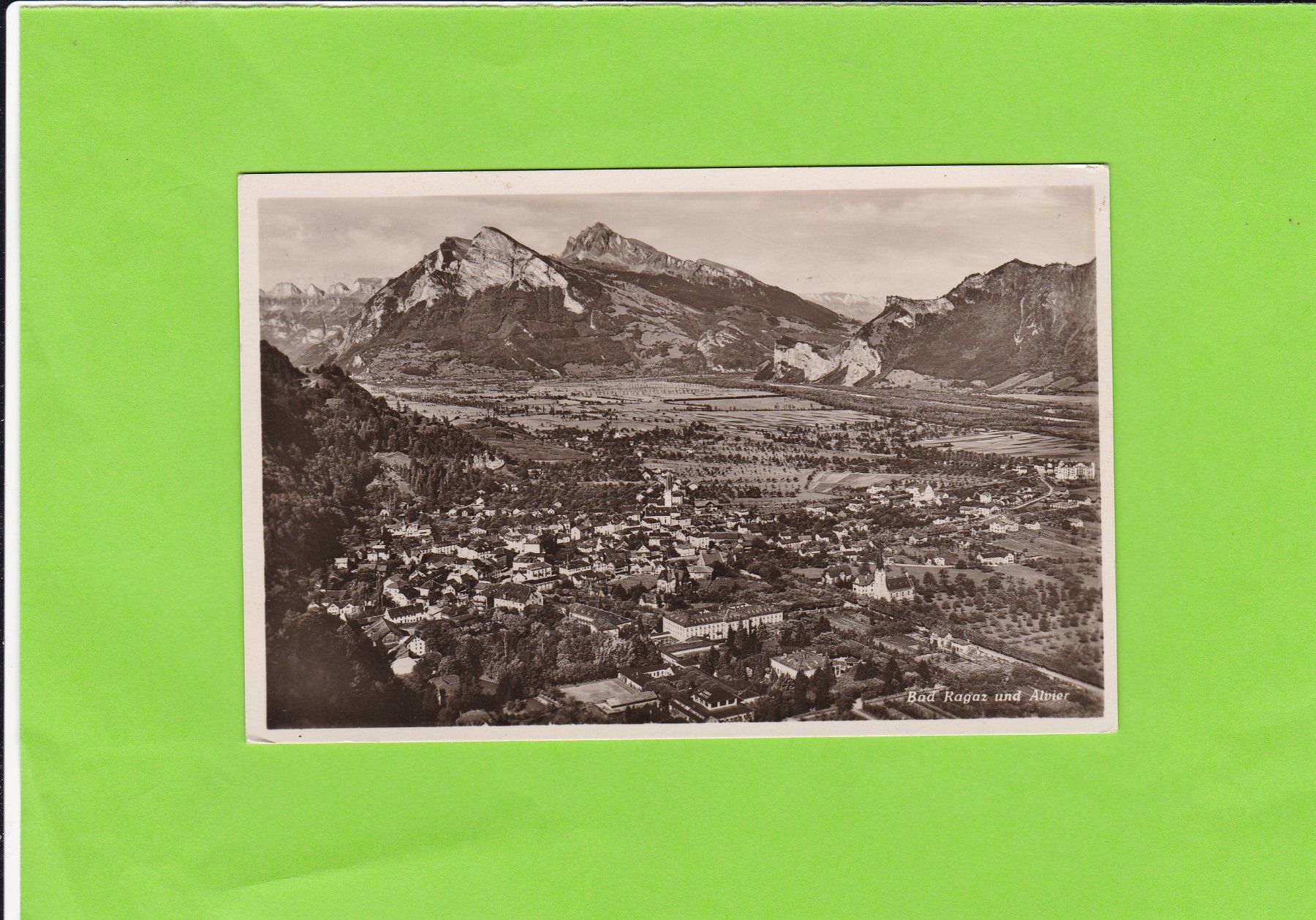 Cartoline postali: Bad Ragaz und Alvier---1939 – Usato da St. Peterzell venduto da neckertal