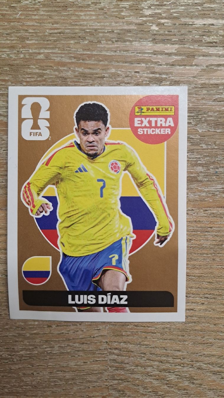 Panini FIFA 2026 Sticker Luis Diaz Extra Sticker (Neu und ...
