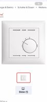Feller EDIZIOdue Raumthermostat UP 230V