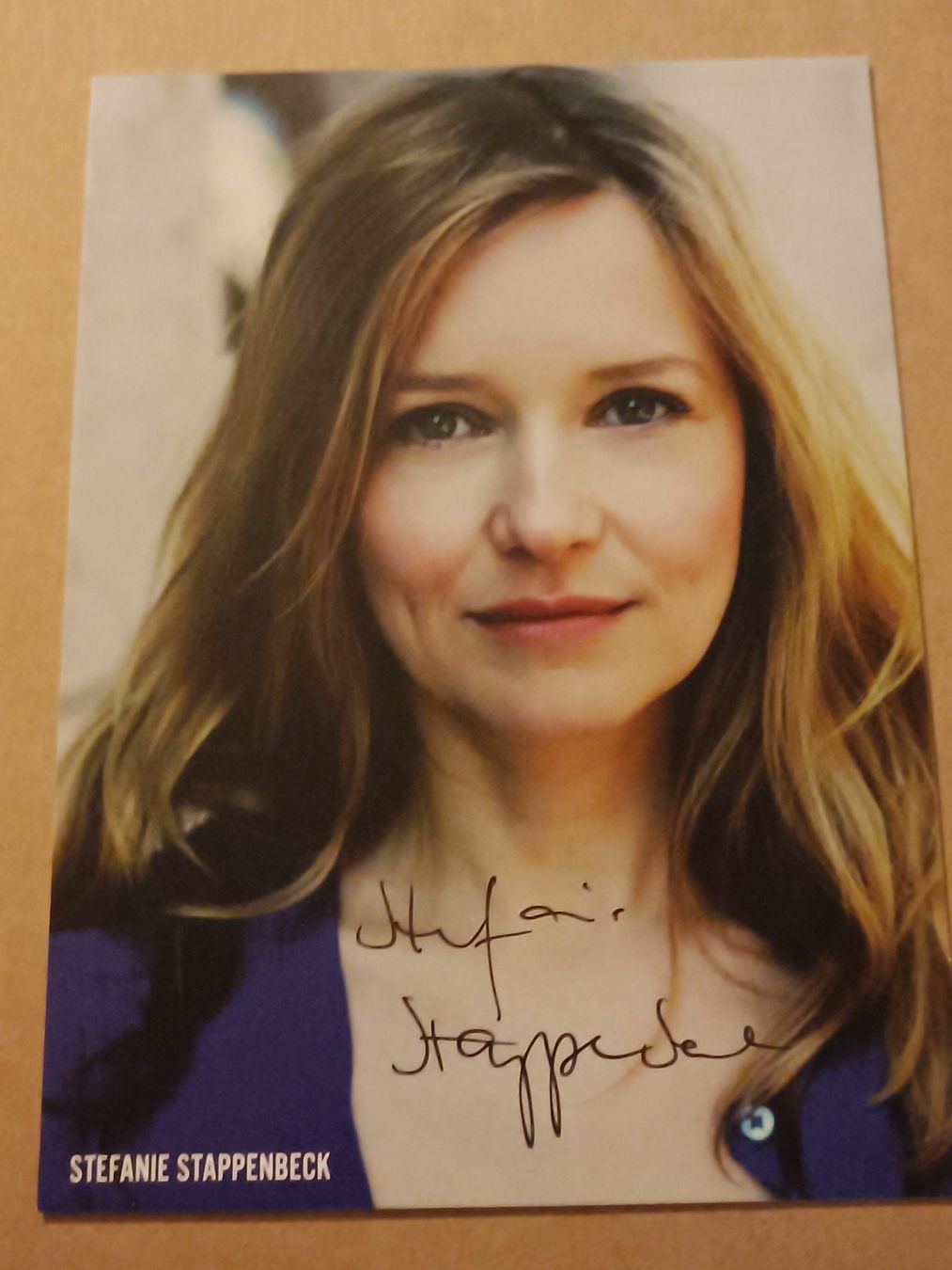 Autographes: Stefanie Stappenbeck - handsignierte Autogrammkarte – D'occasion à Menziken par Artographs