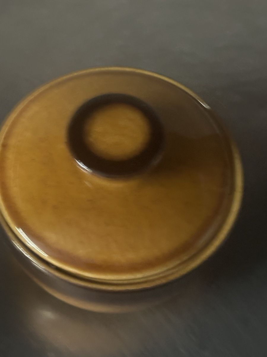 Rössler Zuccheriere: Original Rössler Design Zuckerdose Braun – Usato da Deitingen venduto da Himhip 1