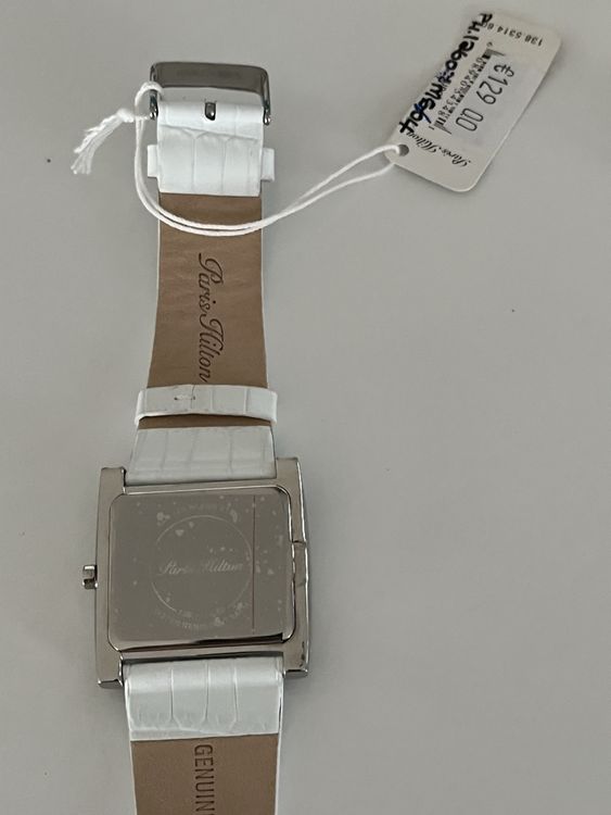 Paris Hilton Damenuhr Swarovski Edelstahl Leder 35x37mm 129€ 4