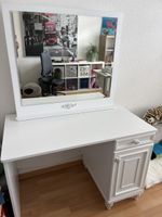 Schminktisch weiss mit Spiegel und Schublade guter Zustand