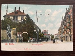 ST. GALLEN Rosenbergstrasse, Tram, Restaurant Frohheim