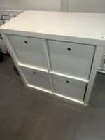 Kallax Regal weiss mit Boxen
