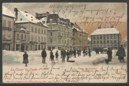 Carte P de 1903 ( La Chaux-de-Fonds / Place du Marché )