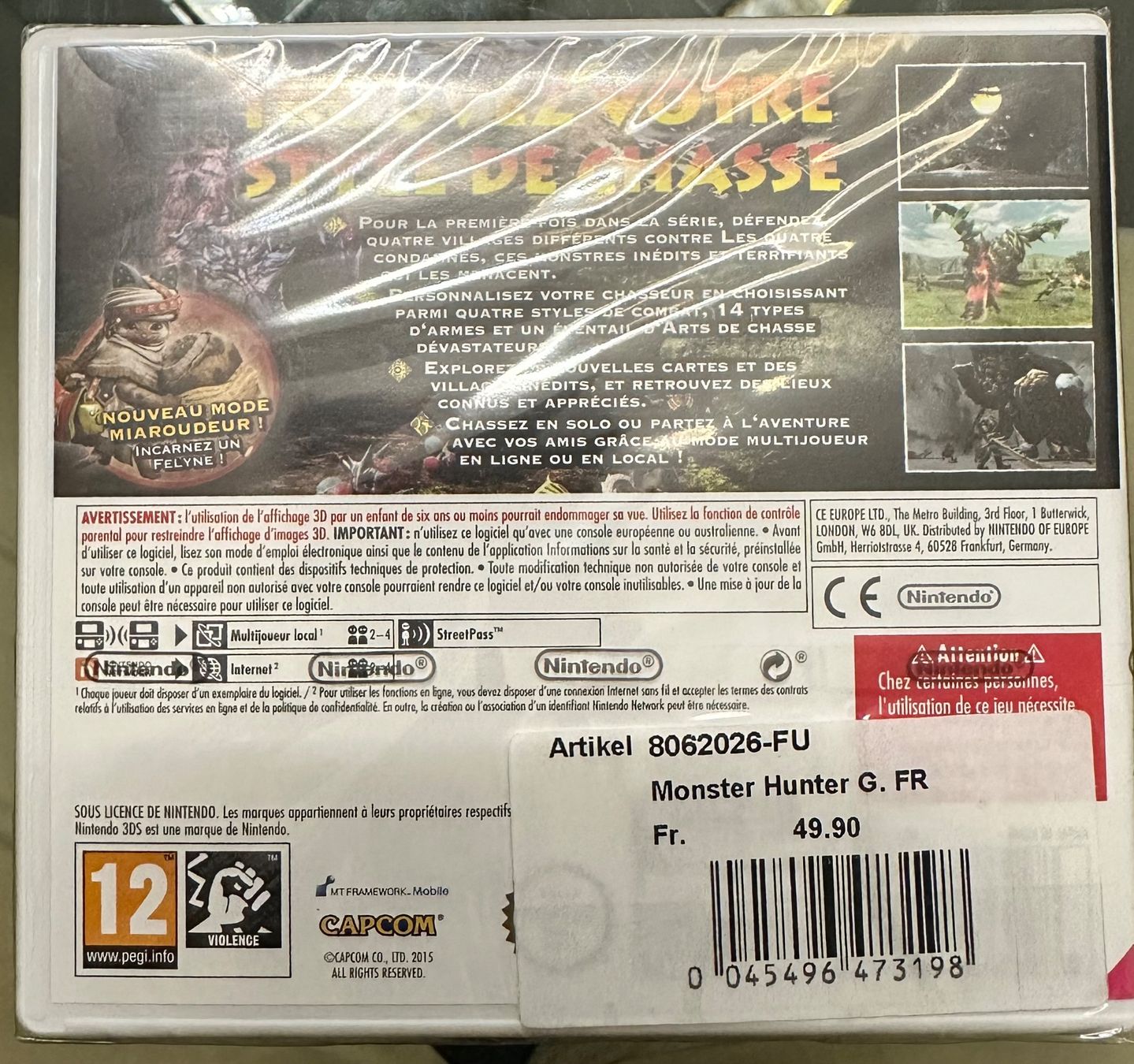 Spiele: Monster Hunter Generations Nintendo 3DS – Neu und originalverpackt aus Payerne von gil_92mn 1