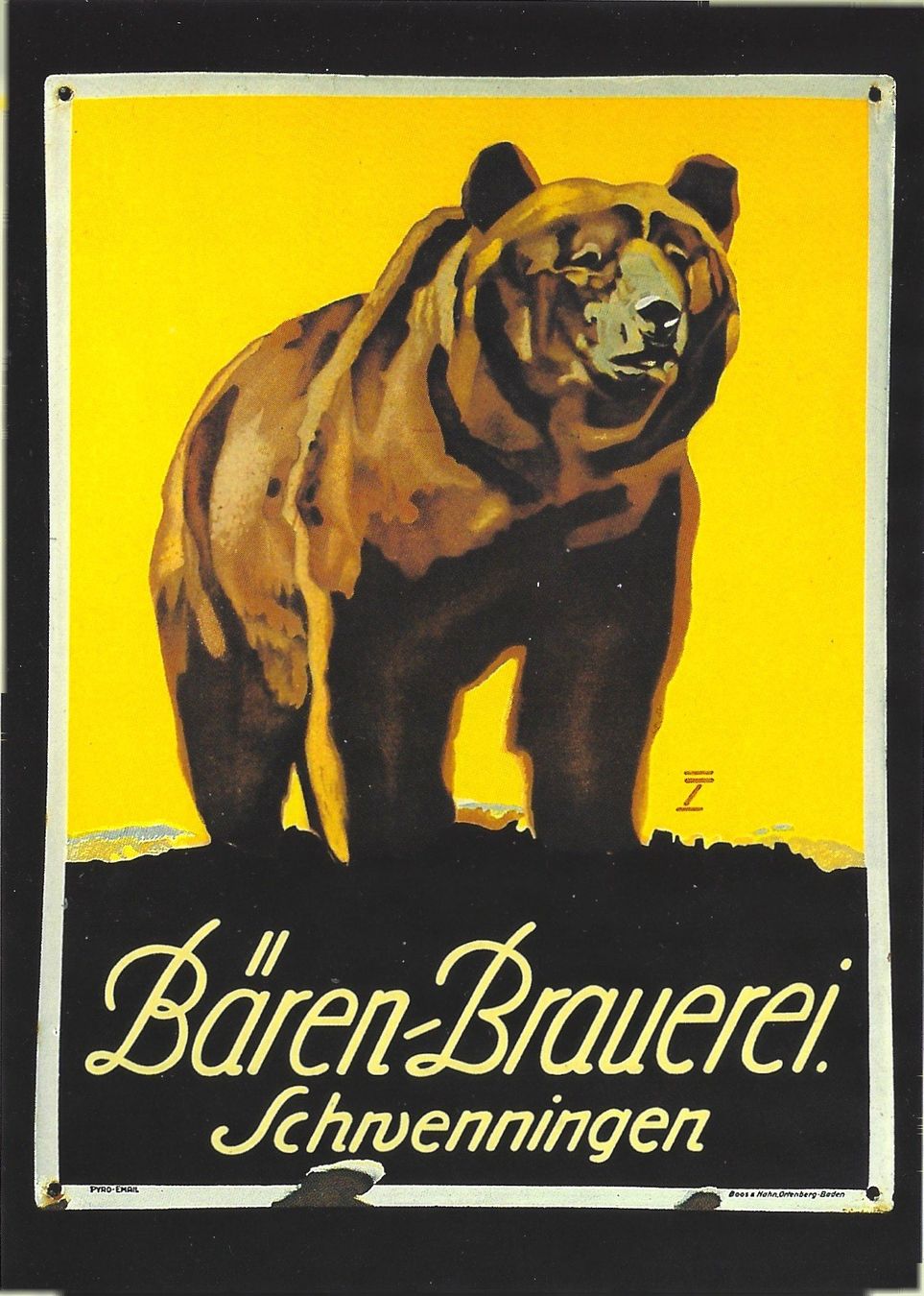 Ansichtskarten: Bären-Brauerei.  Schwenningen – Gebraucht aus Bütschwil von Jackson1A
