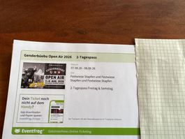 2x Genderbüebu Open Air 2026 2-Tagespass