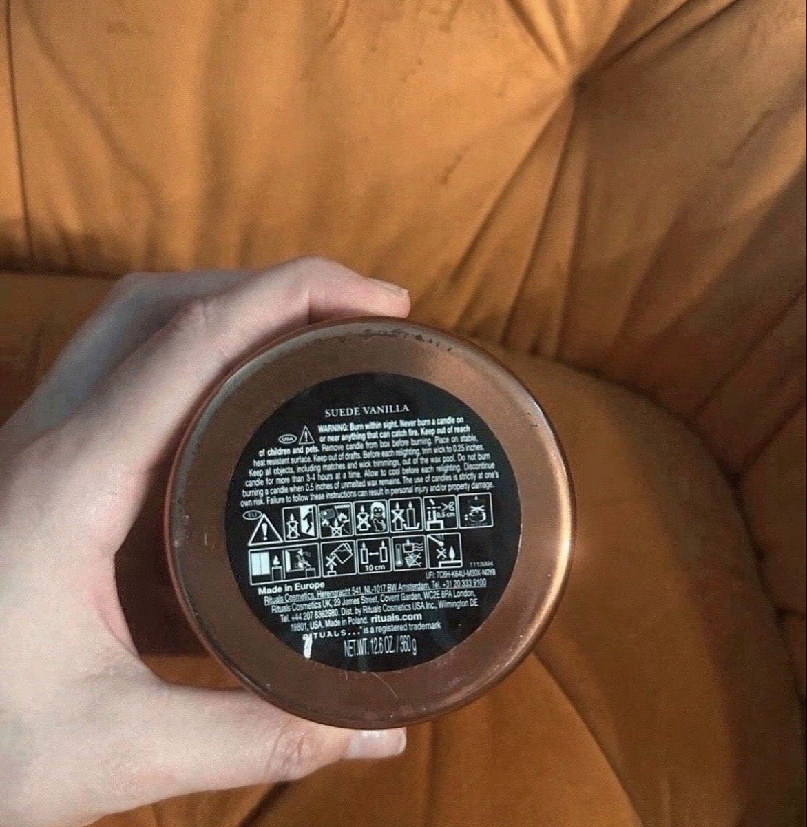Rituals Kerzen: Suede Vanilla Kerze Rituals 360 Gramm – Gebraucht aus Balgach von ren_xy57 2