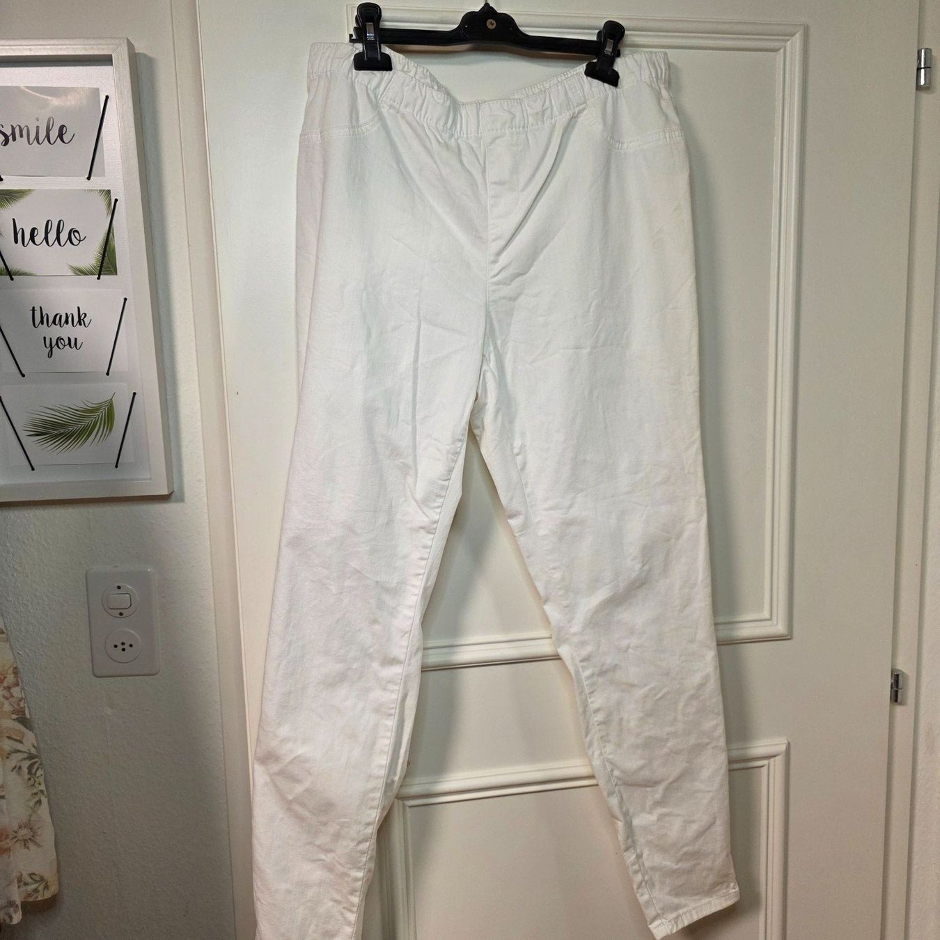 C&A Pantaloni: Weisse Sommerhose, Gr. 46 C&A – Usato da Wald ZH venduto da CapLux 1