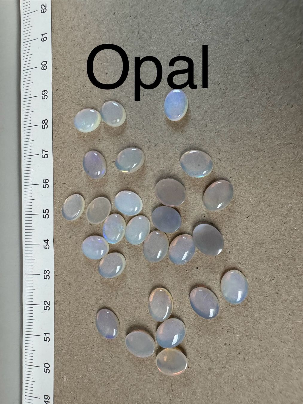 Fossili: Cabochons Opal echt  neu    Top Farben Top Glanz – Nuovo e nell'imballaggio originale da Leuggern venduto da gemshow 4