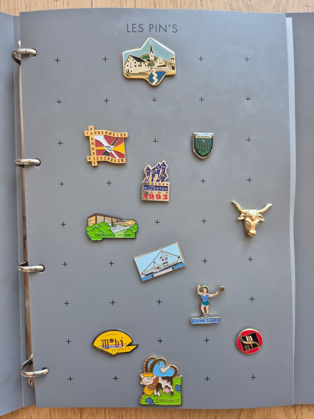 Placchette & Badge: PIN Sammlung 29 Stück inkl. Album – Usato da Baar venduto da tess01