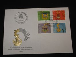 Pro Patria FDC 1982 Nr. 194 - 197 Wirtshausschilder I