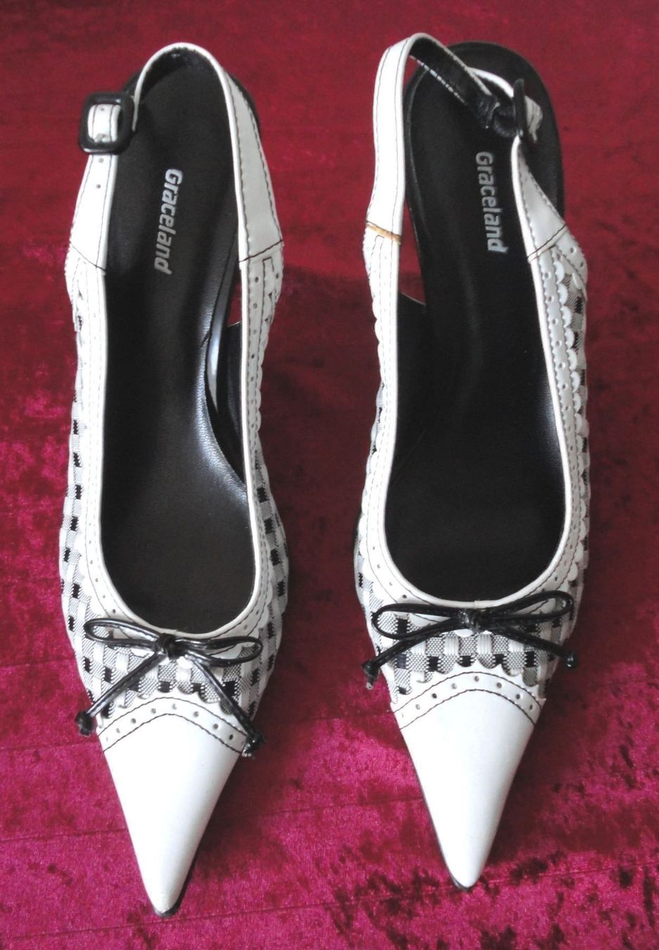 Graceland Scarpe da donna: Retro-Pumps mit Vichy-Karos Gr. 38 – Usato da zürich venduto da parts5060 2