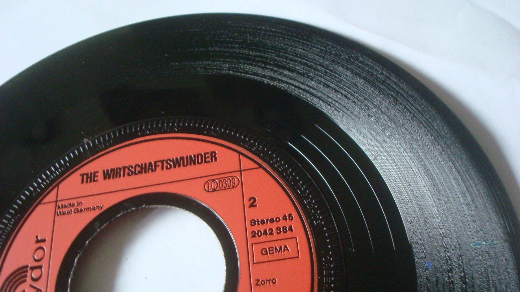Dischi in vinile: Singel the Wirtschaftswunder "Der grosse Mafioso - Das weiss – Usato da Münchenstein venduto da Pesci6 3