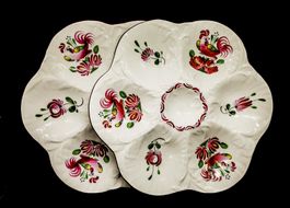 Saint-Clément faïence Steingut 2x plat Teller Apero 24 cm