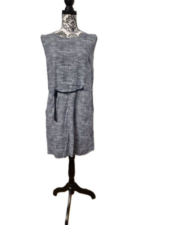 Sommerkleid Gr. M - blau/weiss
