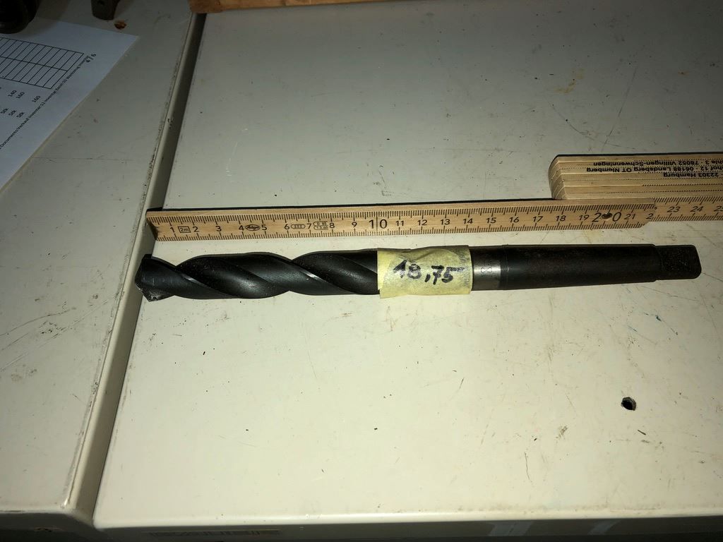 Tutti gli attrezzi: Spiralbohrer mit Morsekonus - 19.75mm – Usato da Winterthur venduto da Aristide13