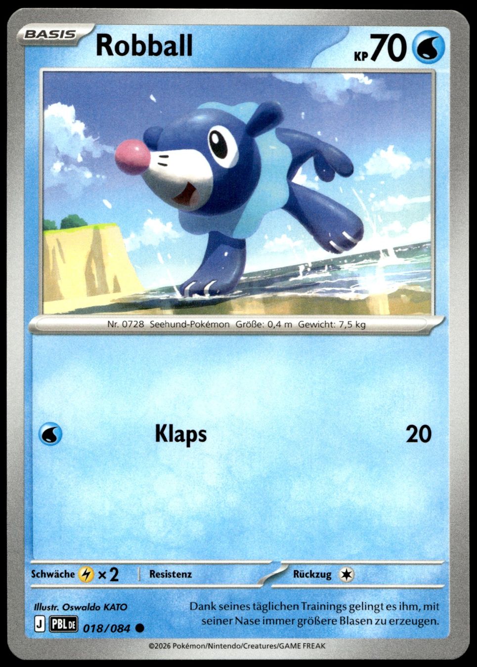 Pokémon Carte collezionabili: Robball (PBL DE 018/084) – Usato da Affoltern am Albis venduto da Chiesa_5