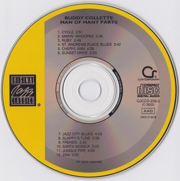 CD: Buddy Collette [Fantasy] Red Callender, Gerald Wilson, Grant – Usato da Unterbäch venduto da gote 2