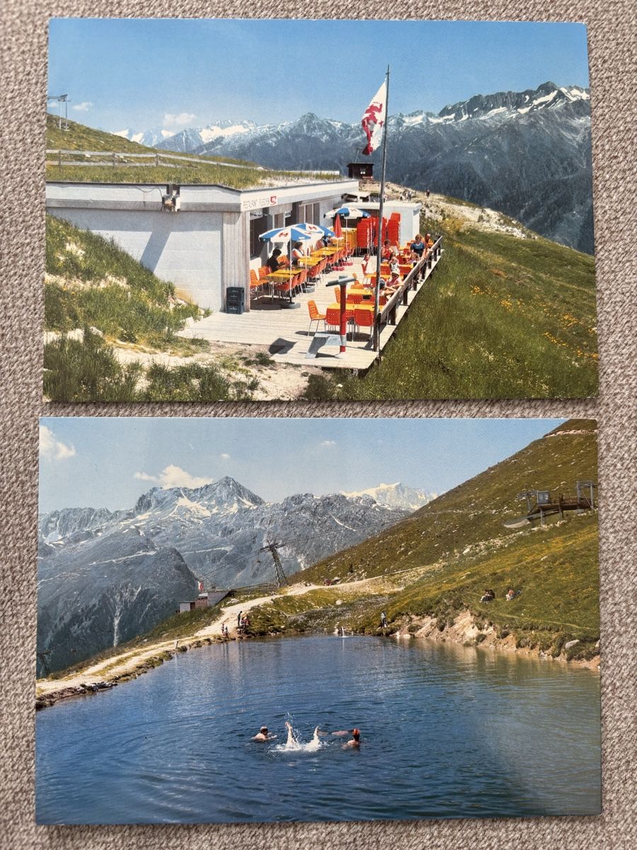 Cartoline postali: AK Richenen bei Bellwald, Wallis , 2 Stück – Nuovo (secondo la descrizione) da Termen venduto da rowi13