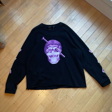 Vlone Skull Pullover, Schwarz, Grösse XL, Top Zustand! (