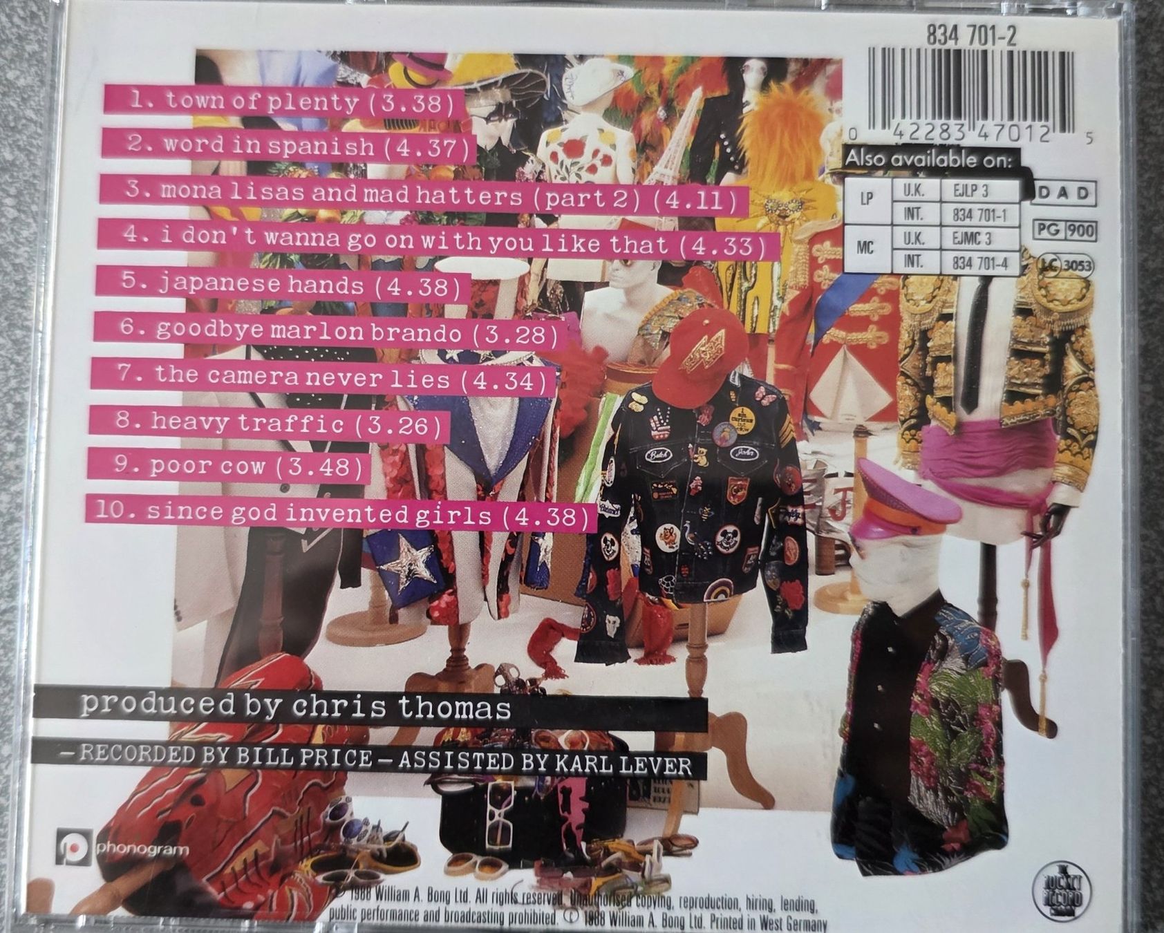 CD: Music CD - Elton John - Reg Strikes Back – Usato da Oetwil am See venduto da fineli2 1