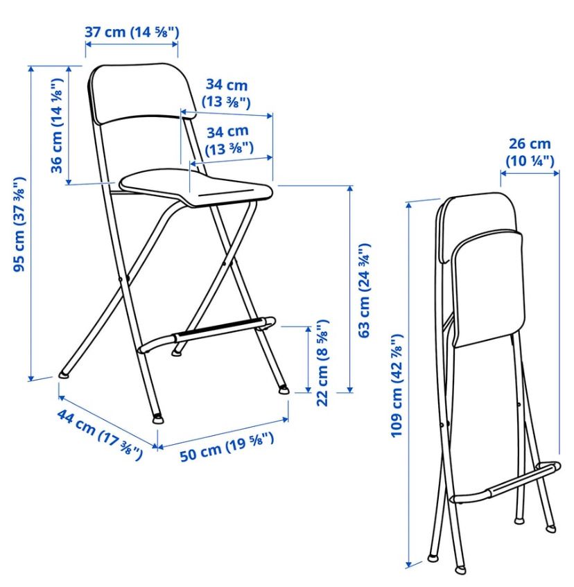 Ikea Seggioloni: (2) Ikea FRANKLIN Barhocker – Usato da Obfelden venduto da montes50 2