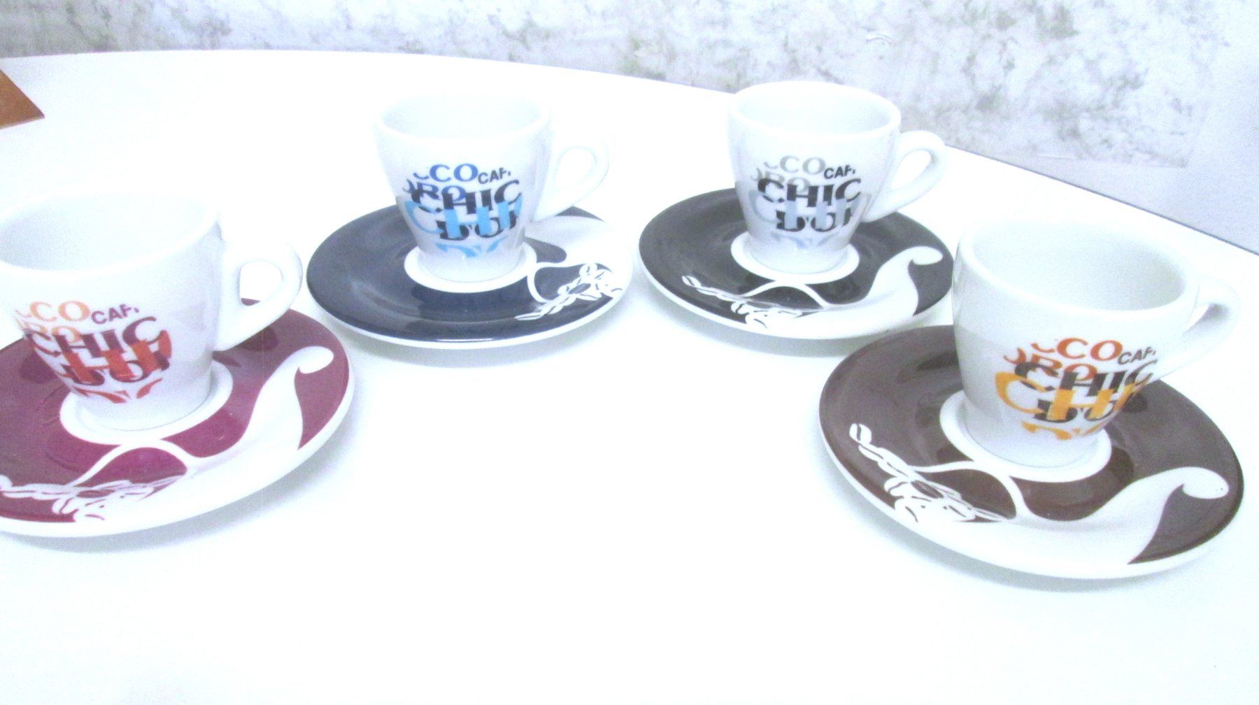 Chicco Tazze: 4 Tassen Chicco D'Oro-Kaffee – Usato da Sementina venduto da babucia