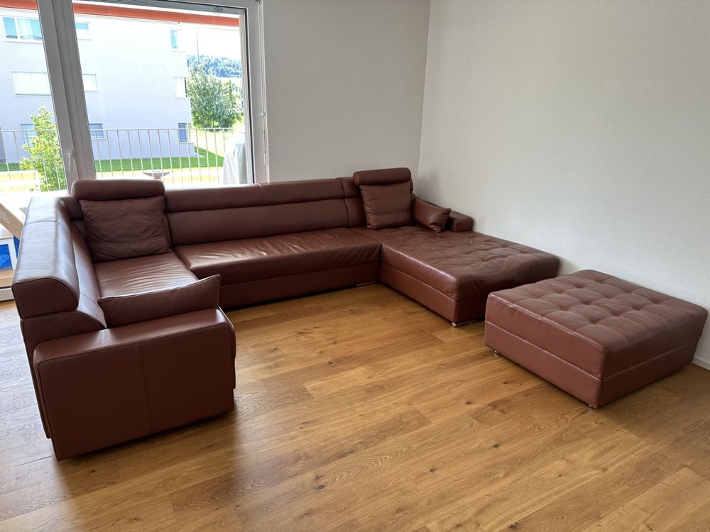 Ledersofa Echtleder Wohnlandschaft Deluxe Möbel DX8900 Acheter sur