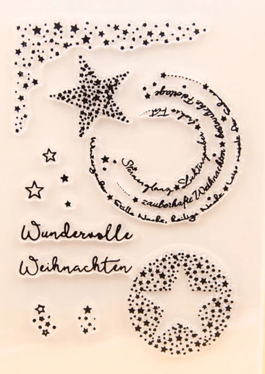 Timbri: Silikonstempel Wundervolle Weihnachten – Nuovo e nell'imballaggio originale da Kaltbrunn venduto da schere-stein-papier
