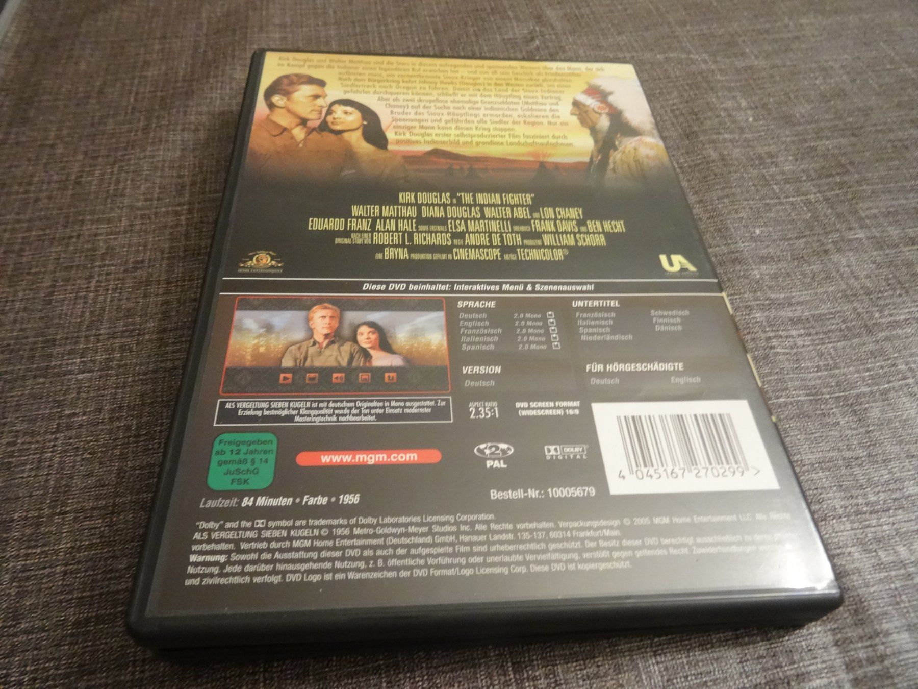 Tutti i DVDs: Als Vergeltung sieben Kugeln Kirk Douglas – Usato da Olten venduto da Disc-Verkauf 2