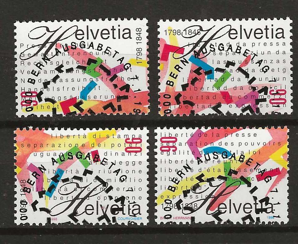 Tutti i francobolli: B0933 - 150 ans de la Conférdération   halbmond 1er jour – Usato da Trélex venduto da Phil_Albert