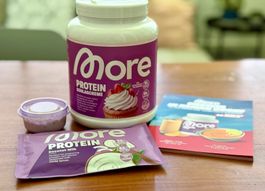 💕MORE PROTEIN SCHLAGSAHNE & 2 PROBEN MIT REZEPTBÜCHLEIN💕