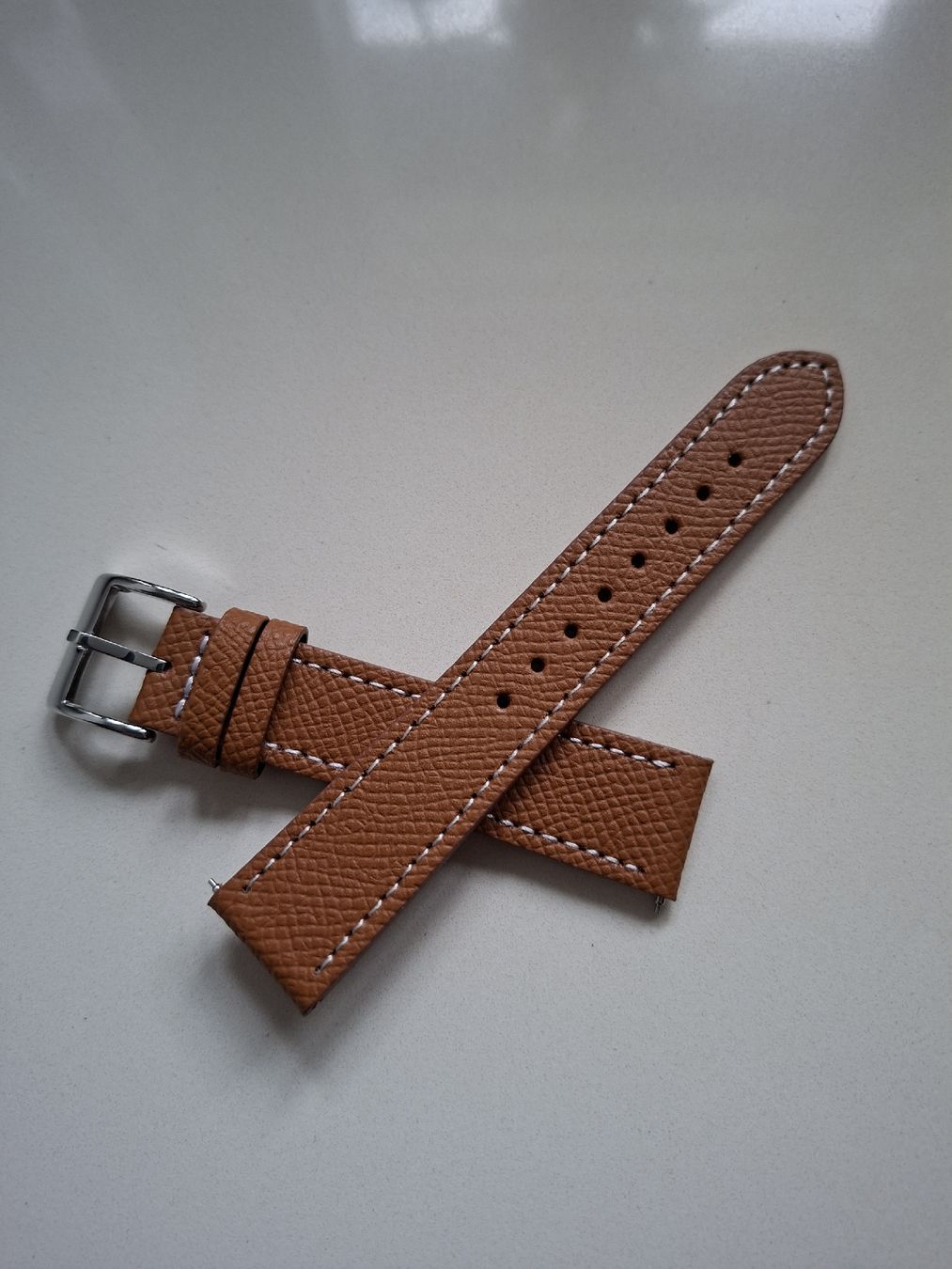 Smartwatch: Lederuhrenarmband 20mm – Neu (gemäss Beschreibung) aus Sargans von blauberg