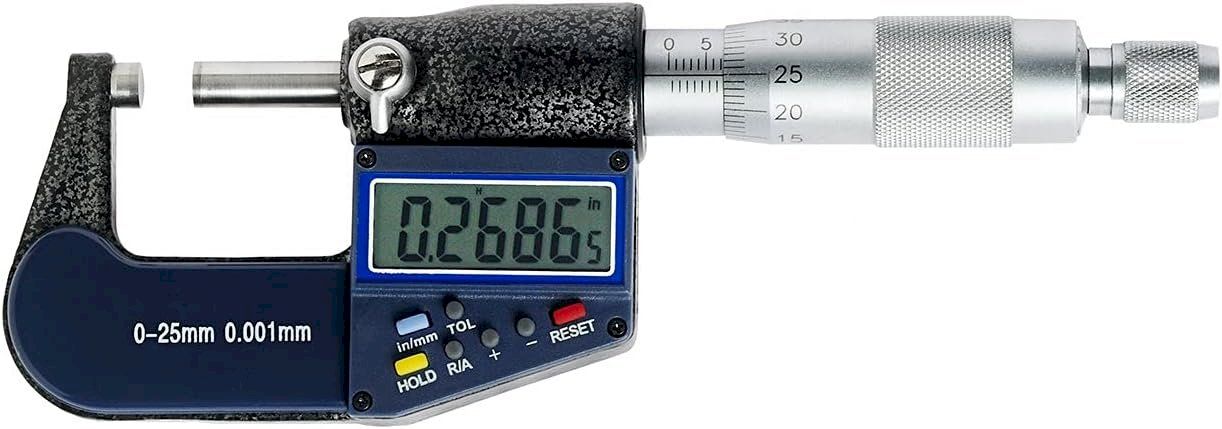 Metall- & Schlosserei Werkzeug: Digitale Mikrometerschraube 0-25 mm – Neu und originalverpackt aus Bottighofen von zaap 1