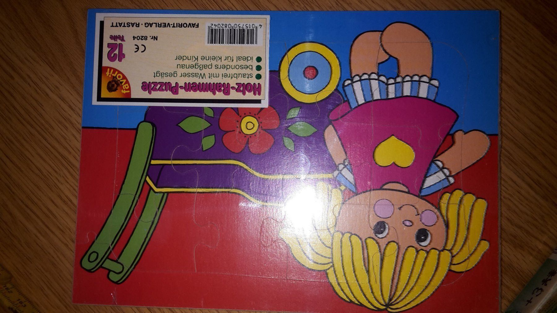 Puzzles: Holzpuzzle 12tlg Mädchen – Neu und originalverpackt aus Schwarzenburg von Flamingo07