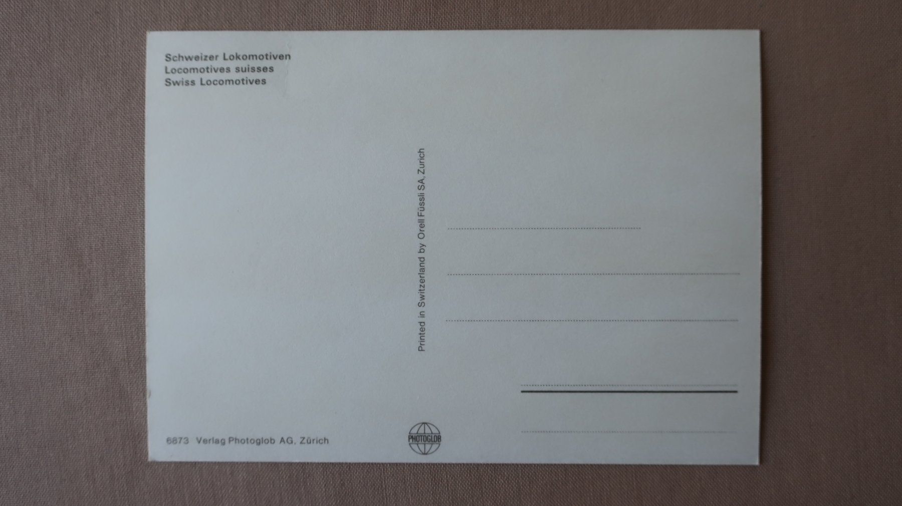 Cartoline postali: SBB Bahnpostkarten – Nuovo (secondo la descrizione) da Oberburg venduto da Lochbachweier 3