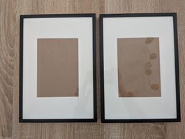 2er Set IKEA LOMVIKEN Bilderrahmen, 21x30cm, neuwertig