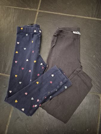2er Set Mädchen Leggings, Grösse 134