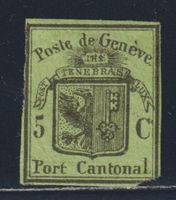 Genf Grosser Adler Nr. 6 ungebraucht / Befund