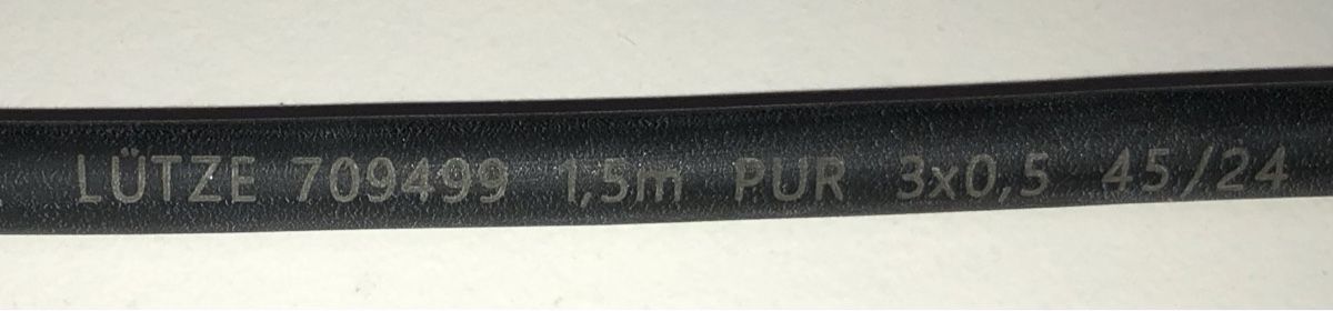 Cavi: Lütze Kabel, Ventilstecker, Anschlusskabel – Nuovo (secondo la descrizione) da Strengelbach venduto da Stromiker 5