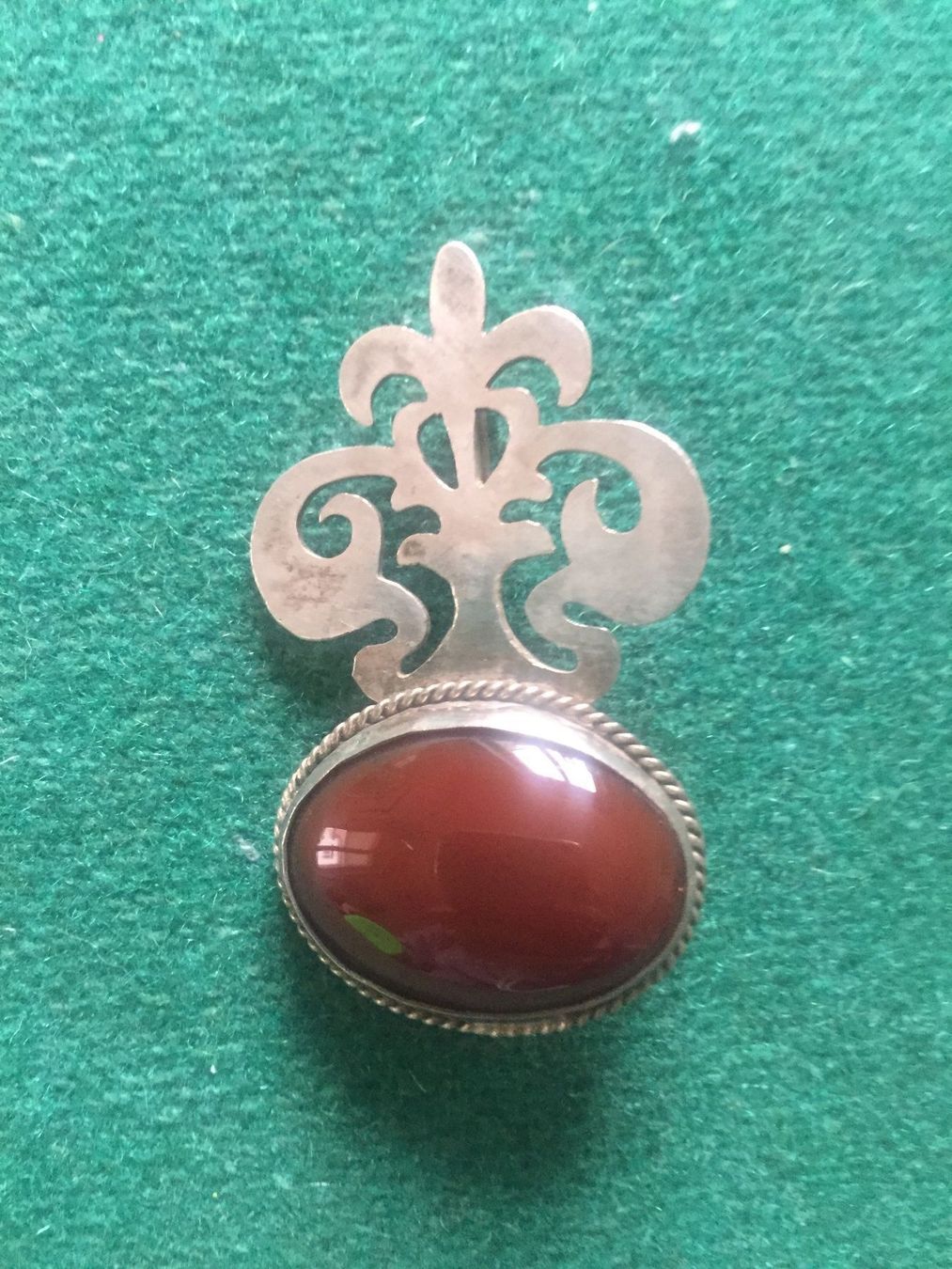 Spille & Fermagli: Broche argent ethnique signé – Usato da Küssnacht am Rigi venduto da CALIFRASQUI